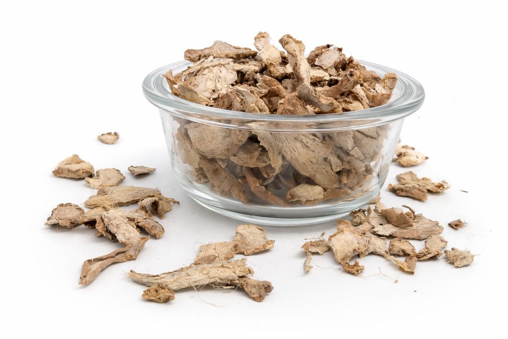 5.ginger flakes in bowl